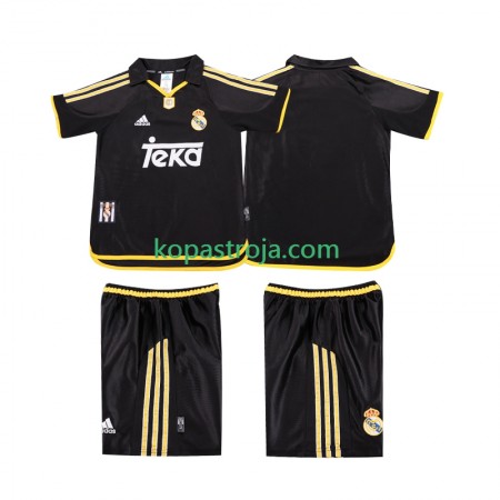 Billiga Fotbollströjor Real Madrid 1999 2001 Retro Barn Borta tröja Kortärmad
